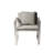 Chester 28'' Wide Aluminum Outdoor Sofa with Cushion – Modern Patio Seating with Rust-Free Frame, Poly-Resin Arms & All-Weather Rattan Seat and Back in Grey Rattan and Grey Fabric-27671838