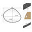 Miroir mural asymétrique pour salle de bain-99252259