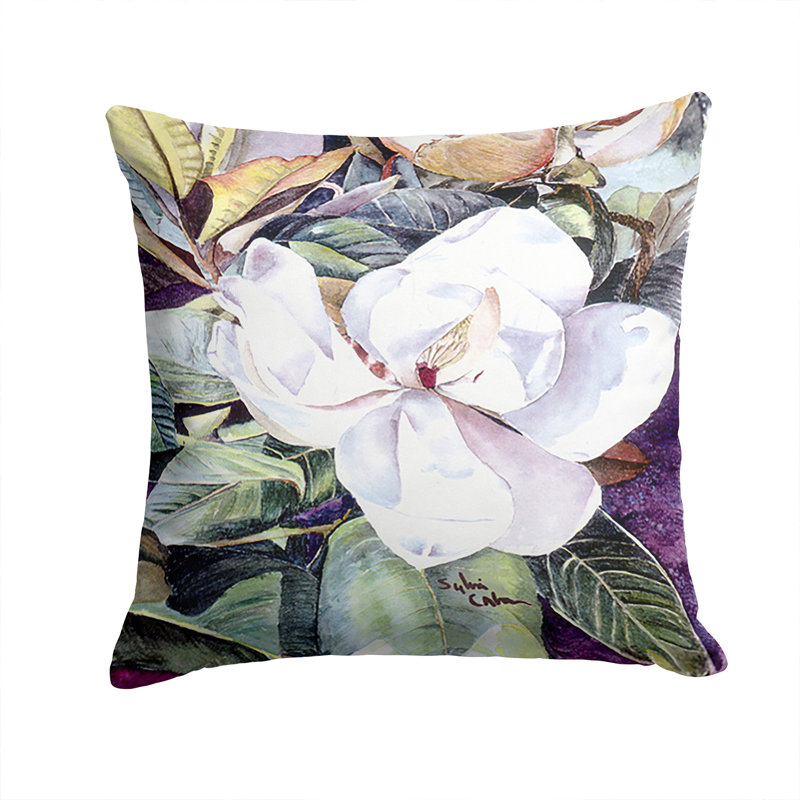Coussin décoratif intérieur/extérieur magnolia