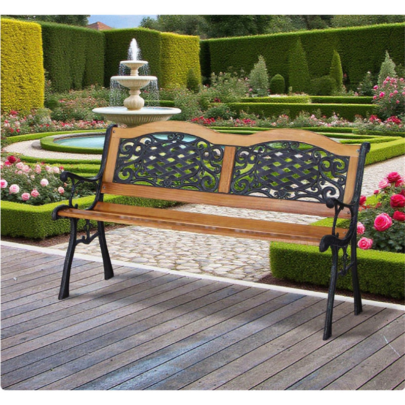 Banc de jardin extérieur