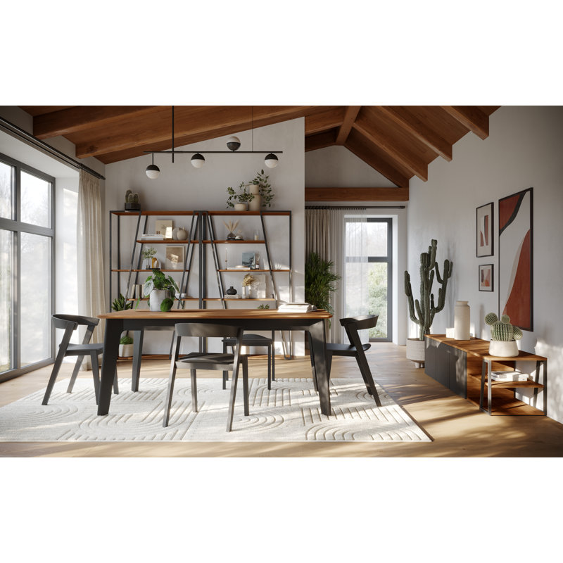 Lianna Extendable Dining Table, Walnut