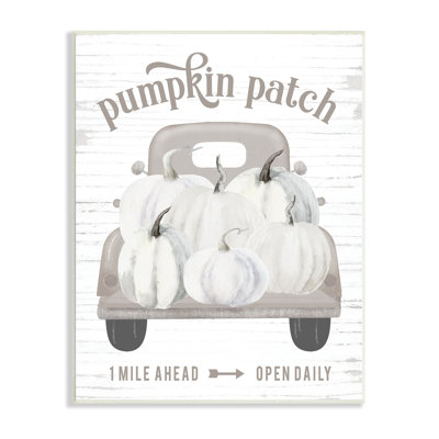 Rustic Pumpkin Patch Seasonal Fall Harvest sign