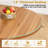 Hommpa 59" Extendable Round Dining Table For 4-6, Oval Kitchen Table With Storage And Sturdy Wooden Base, Farmhouse Dining Room Table For Small Space, Living Room, Walnut