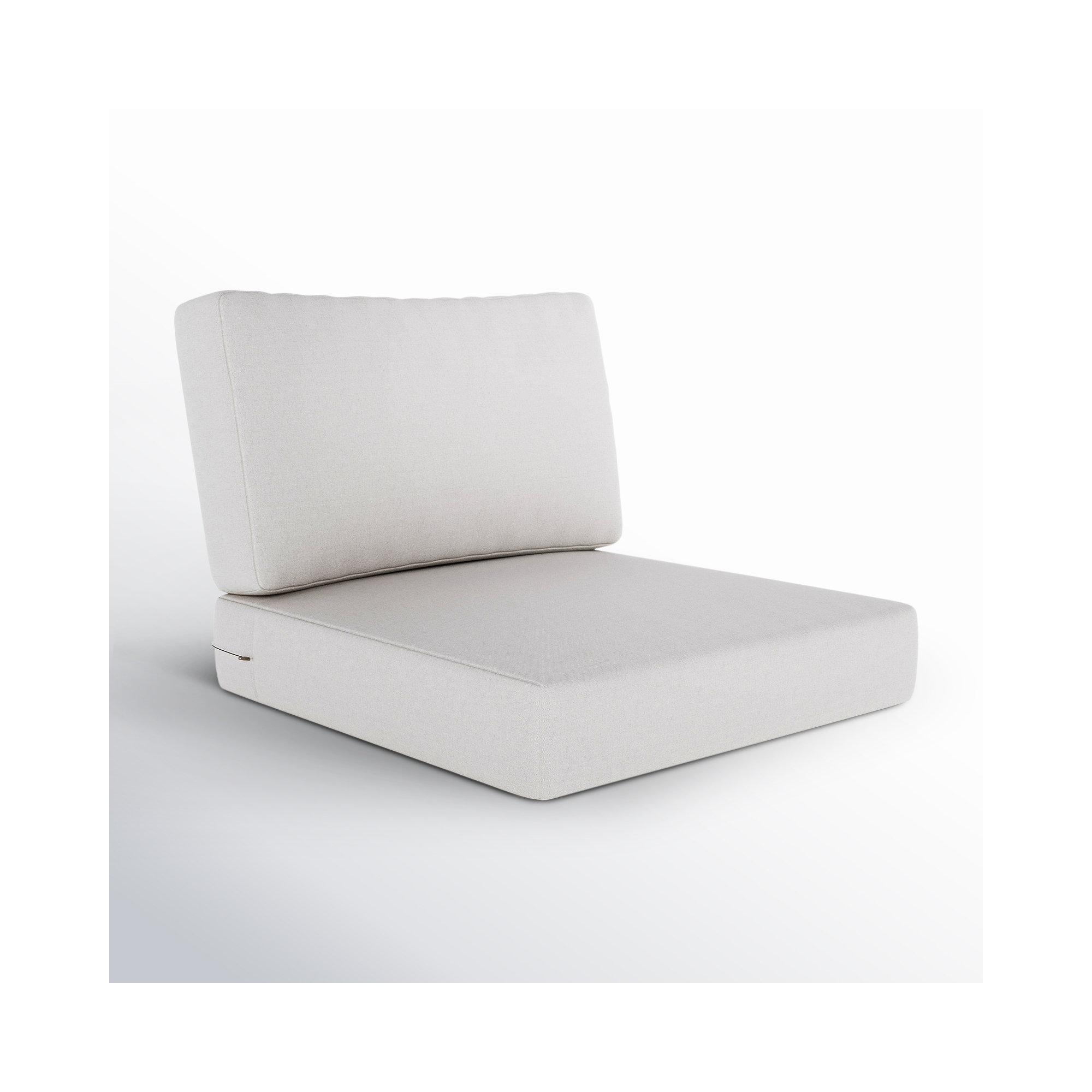 Outdoor Sunbrella Seat/Back Cushion, Canvas Natural Sunbrella® Canvas