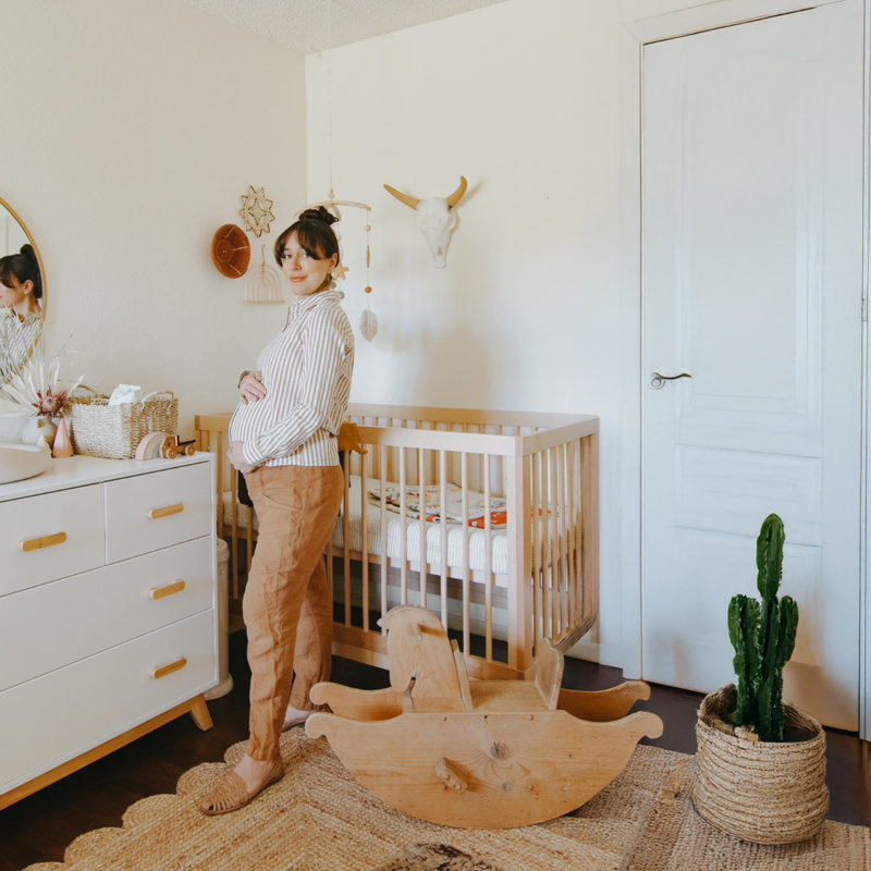 Soho 5-drawer dresser, White/Natural