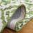 Arieah Damask Handmade Tufted Wool Green/White Area Rug-1422635398