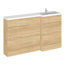 Fusion Fitted Furniture - Gloss White 1505mm Bathroom Vanity with Basin-644305764-550051963