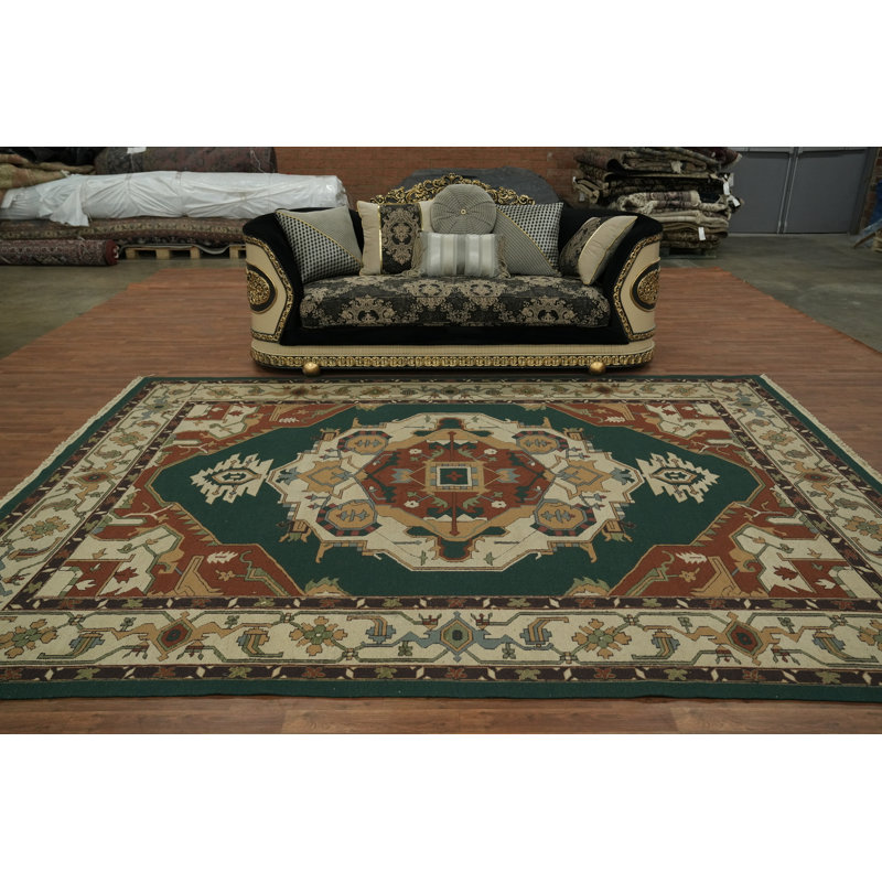 Tapis chinois traditionnel oriental élégant 9 x 12