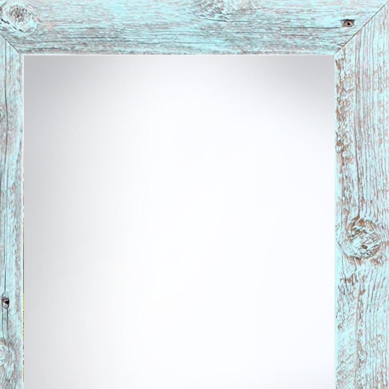 Cadre 12 po x 18 po à suspendre en bois massif bleu, Bleu, 12 po x 18 po