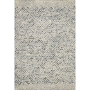 Tapis d'intérieur en laine à motif géométrique