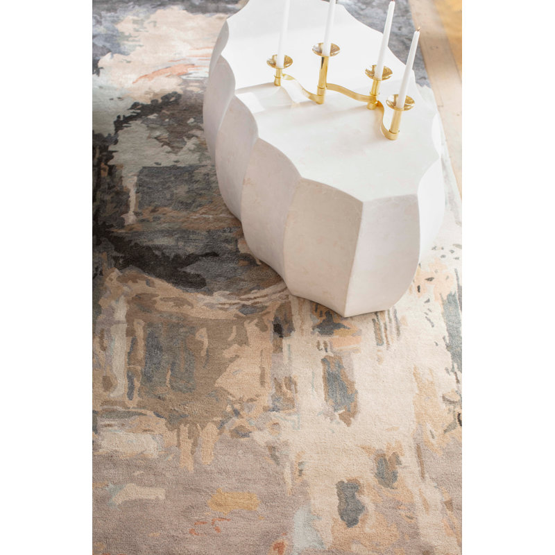 Grand Tour Stone Cocktail Table, White