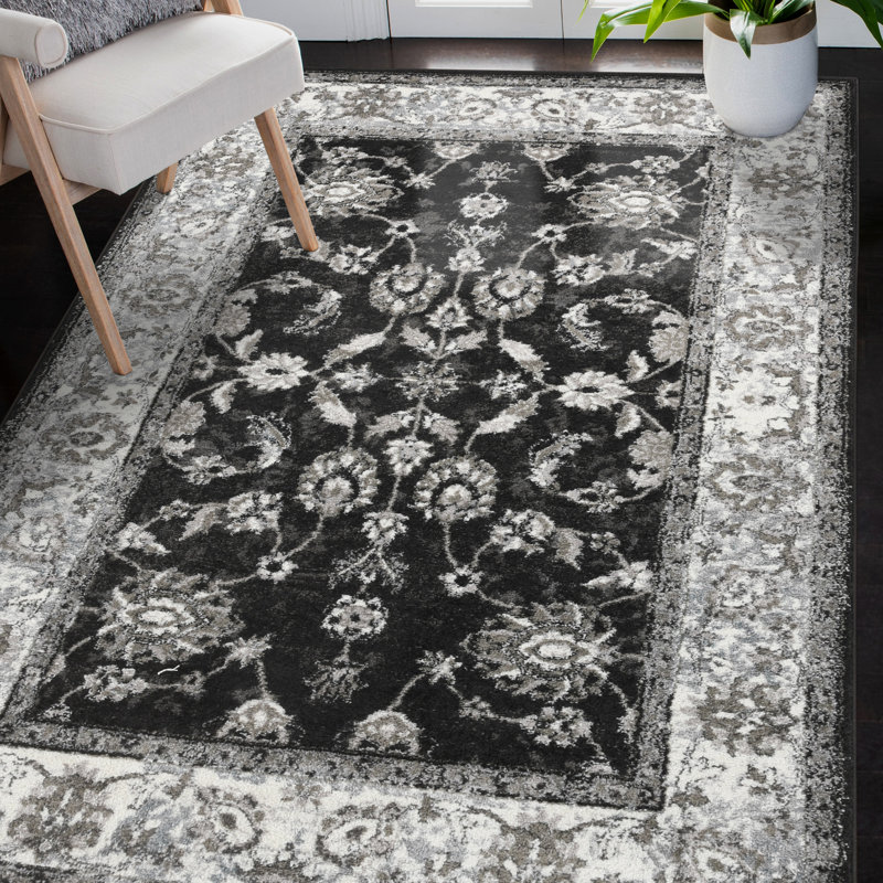 Tapis d'intérieur traditionnel Honig, Rectangle 2 pi x 3 pi