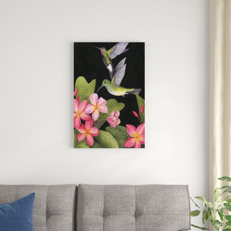 In The Plumeria II, H 30 po x l 20 po x P 1,25 po