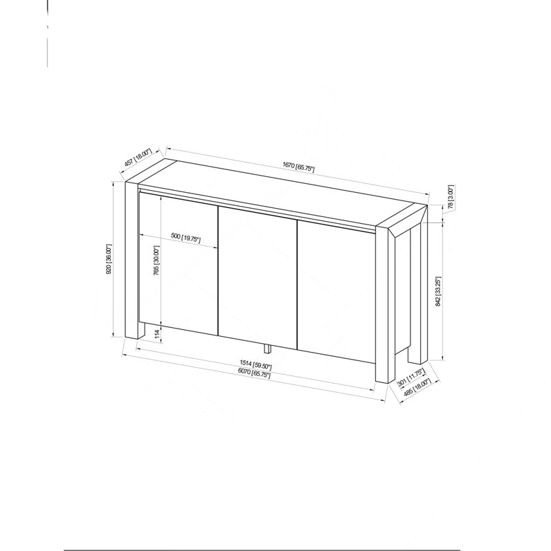 VANILLA STORAGE BUFFET