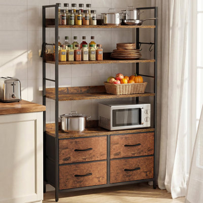 146cm H x 80cm W Metal Standard Bookcase