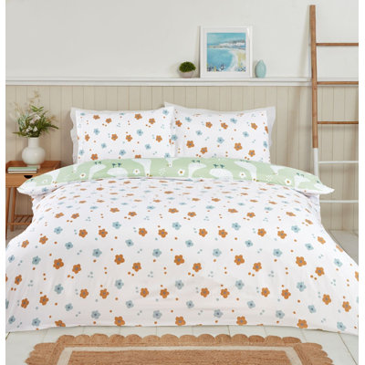 Jemima Polyester Floral Duvet Cover Set