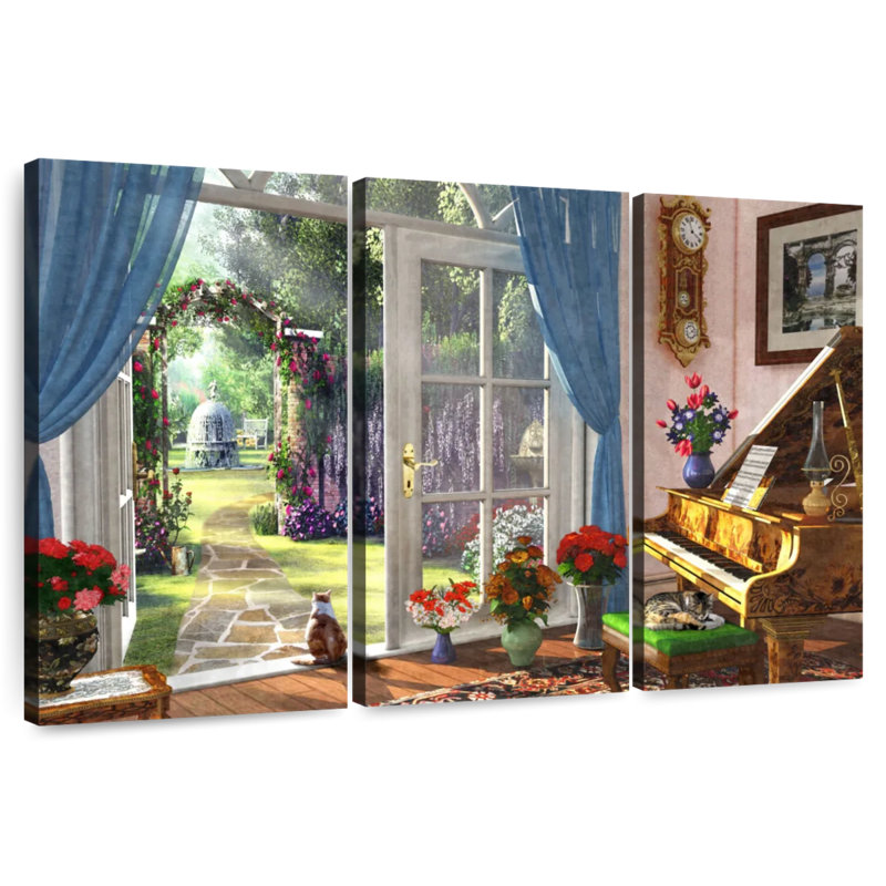 Lilie Room View, 20" H x 33" W