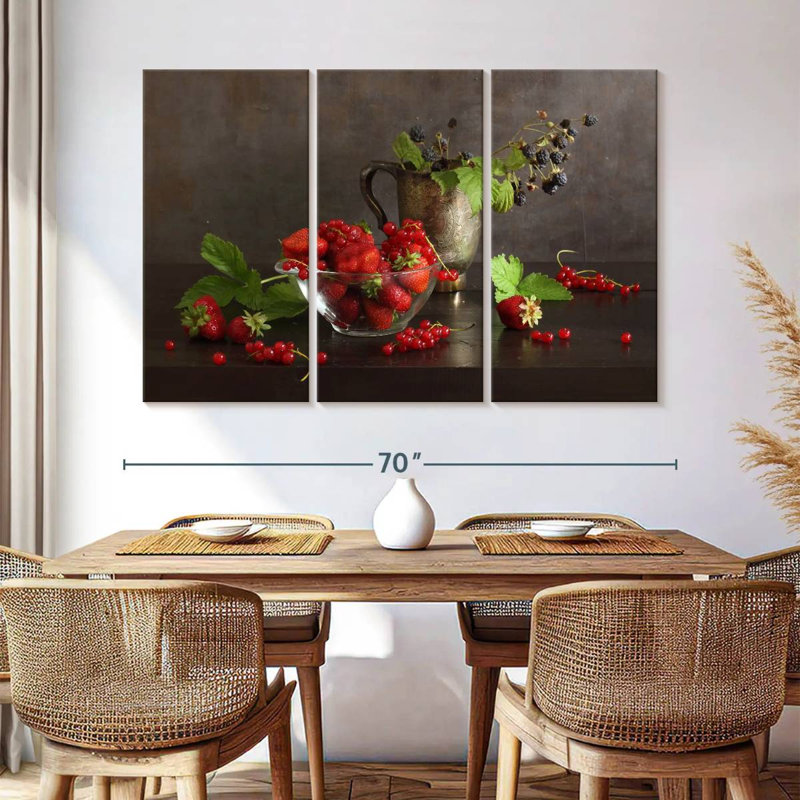 Yarlin Midsummer Berries, 42" H x 65" W