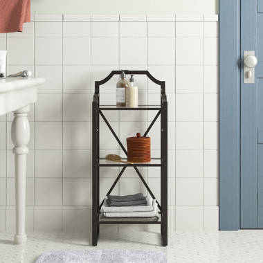 Hyeon Metal Freestanding Bathroom Shelves