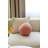 Eco-Friendly Square Cushion, Pink, 7.9 x 7.9 x 7.9 inches | 75% Recycled Polyester & 25% Polyester, Silicone Filling | Machine Washable at 68°F | Perfect for Home Decor, Comfort, and Sustainability