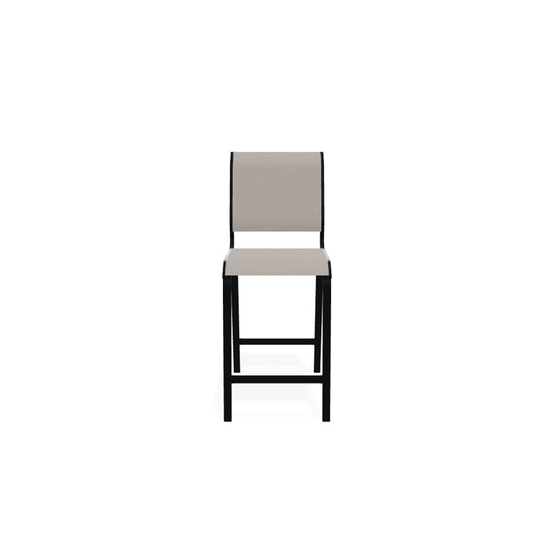 Tabouret de bar 26 po Holna, Noir texturé, Naturel