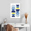 Avery bleu jaune moderne I-108480799