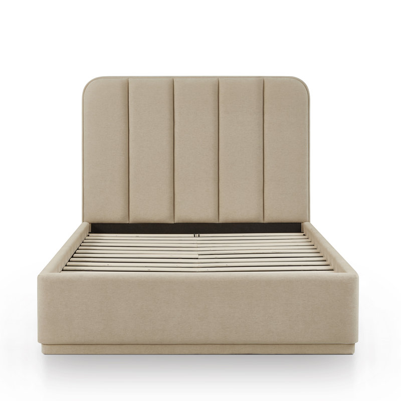 Grand lit en chenille Parker Parker, Grand lit, Tan