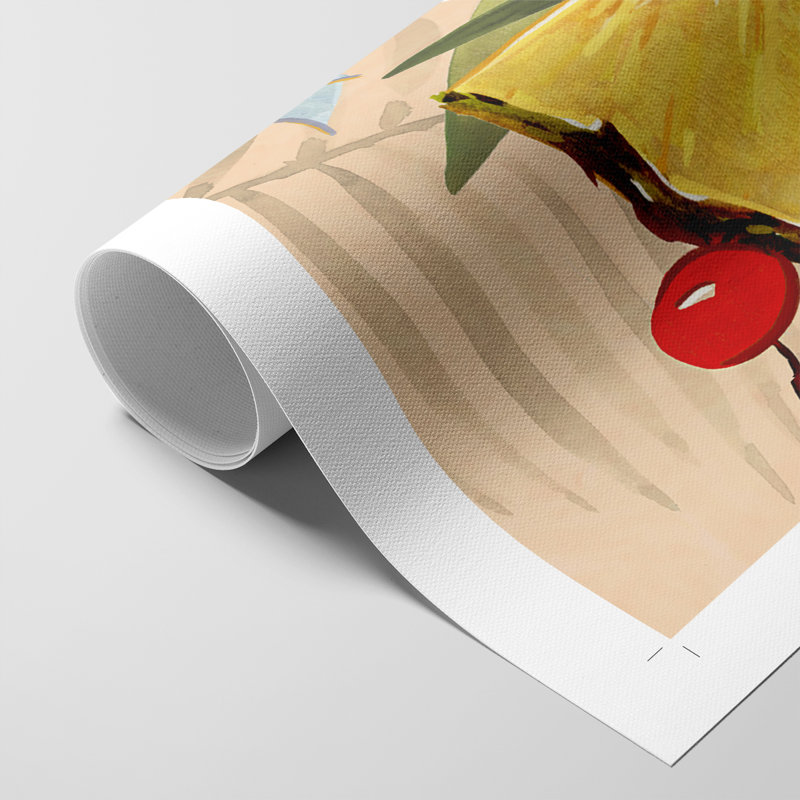 Tropical Cocktail II - Impression sur toile seulement - NON CADRE, H 18 po x l 12 po