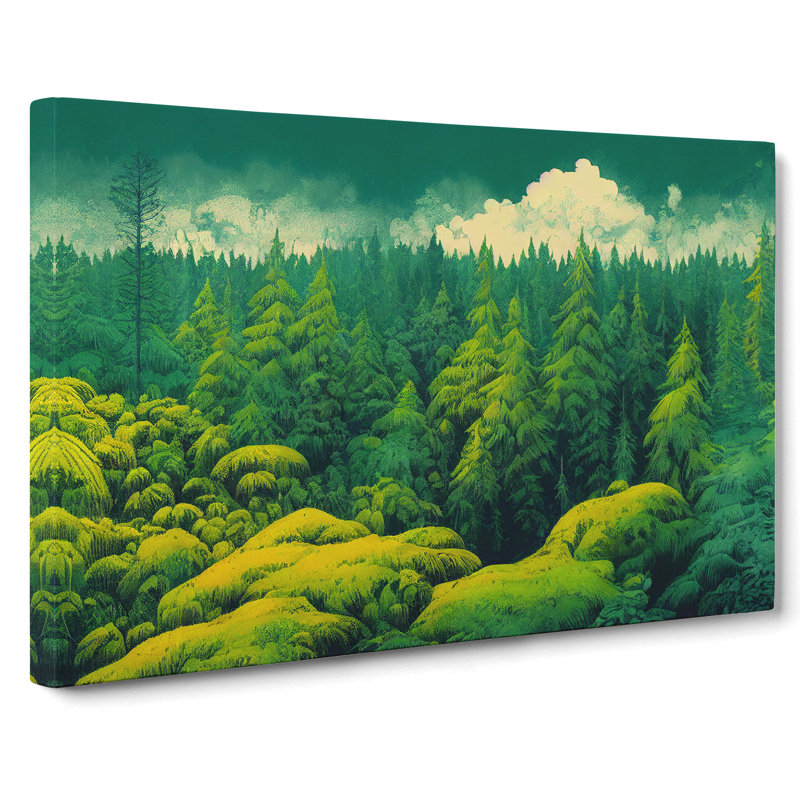 Amazing Forest - Wrapped Canvas Print, 50cm H x 76cm W x 3cm D