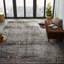 Hemet Oriental Area Rug in Gray-1547557321