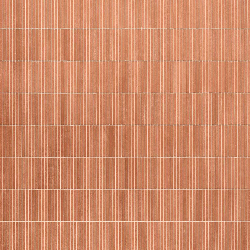  Terra Cortona Mini Brick Matte Terracotta Mosaic Floor And Wall Tile