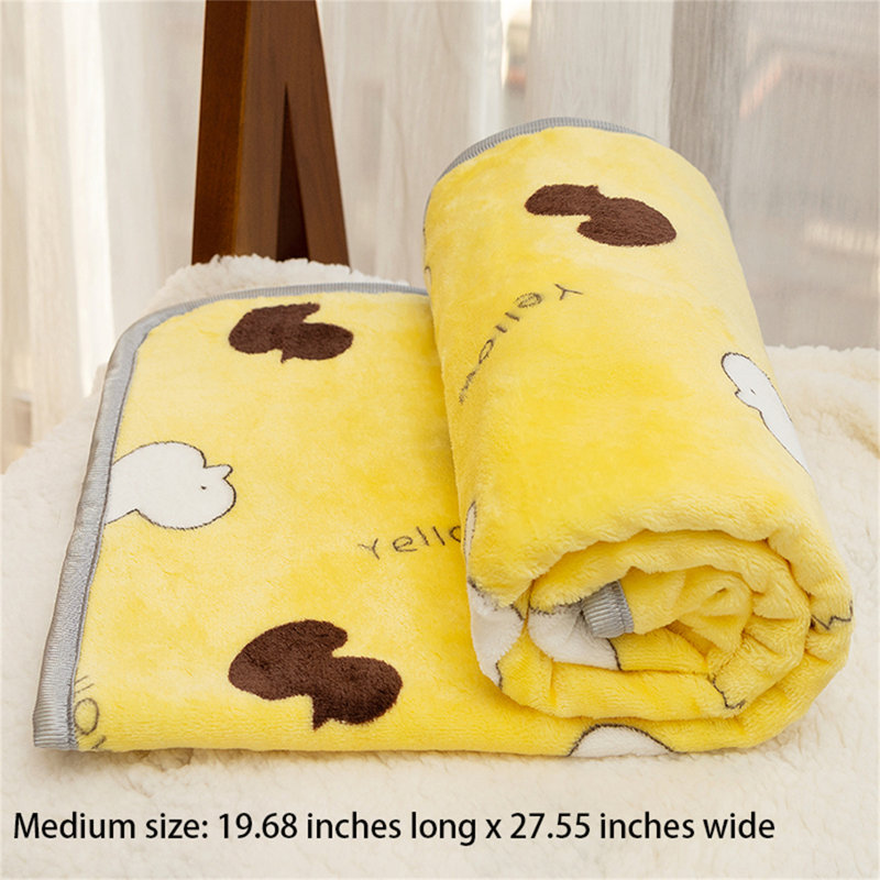 Petite courtepointe pour animal de compagnie, aussi douce que des nuages, L 19,68 po x L 27,55 po