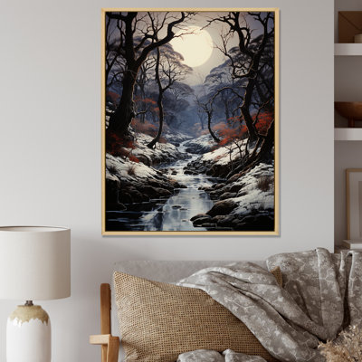 " Moonlit Shadows In Winter III "