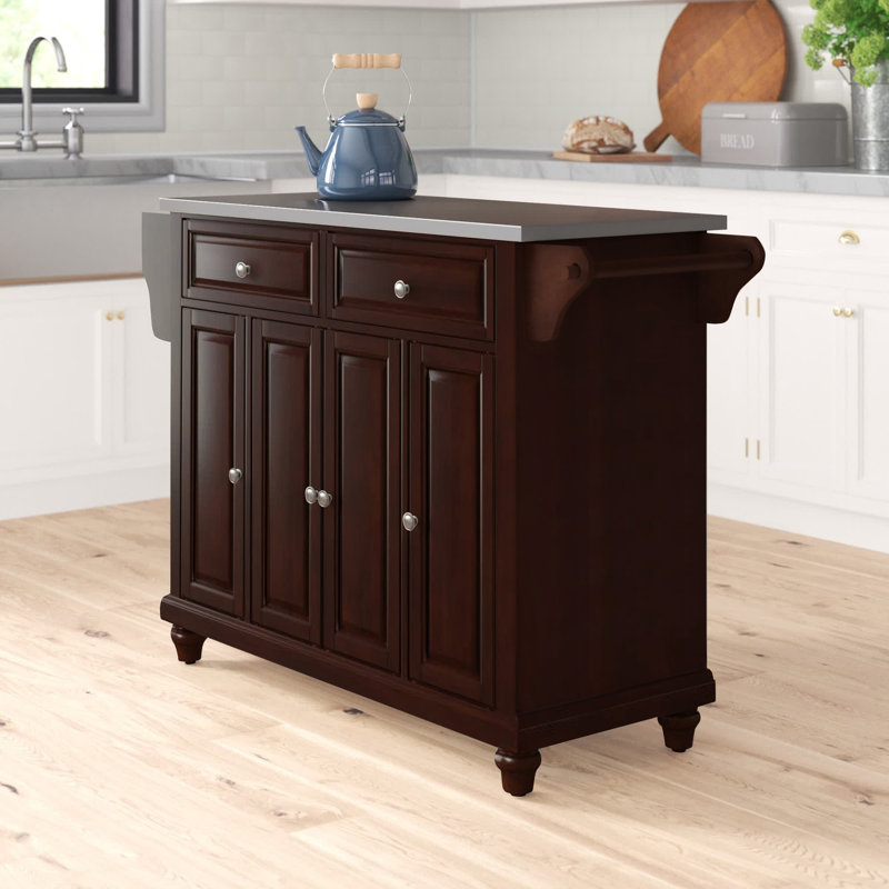 Haslingden Kitchen Island, Vintage Mahogany