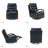 Azilda 29" Wide Genuine Leather Manual Swivel Rocking Standard Recliner-1729392564