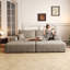 Canapé-lit moderne avec canapé-lit double et tissu moelleux pour diverses pièces-325485070