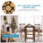 Covarrubias Upholstered Faux Leather Counter Stool with Solid Wood Frame-1412709977