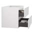White Bathroom Cabinet Without Basin - 24w 201. 2 Drawers, Pre-assembled. 20% Extra Storage Volume, , Modern Style Vanity Without 201, White, Pre-assembled, & Neat, Storeroom, Compartment