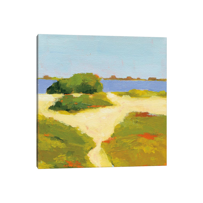 Path To The Beach by Phyllis Adams - Wrapped Canvas Painting, 30.48cm H x 30.48cm W x 1.905cm D