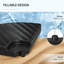 Outsunny 4PCs Parasol Bases Weights Wicker Effect Water Sand Filled Black
