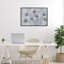 Giclée encadrée de fleurs d'oignon bleues, design par Sophie 6-509560208-509560210