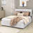 Queen 4 Drawers Upholstered Platform Bed with Headboard-240417721