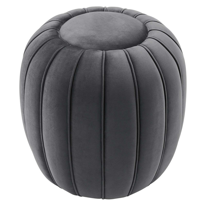 Repose-pieds Modway Celebrate, Velours gris