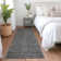 Premium Machine Washable Prisco Charcoal Rug