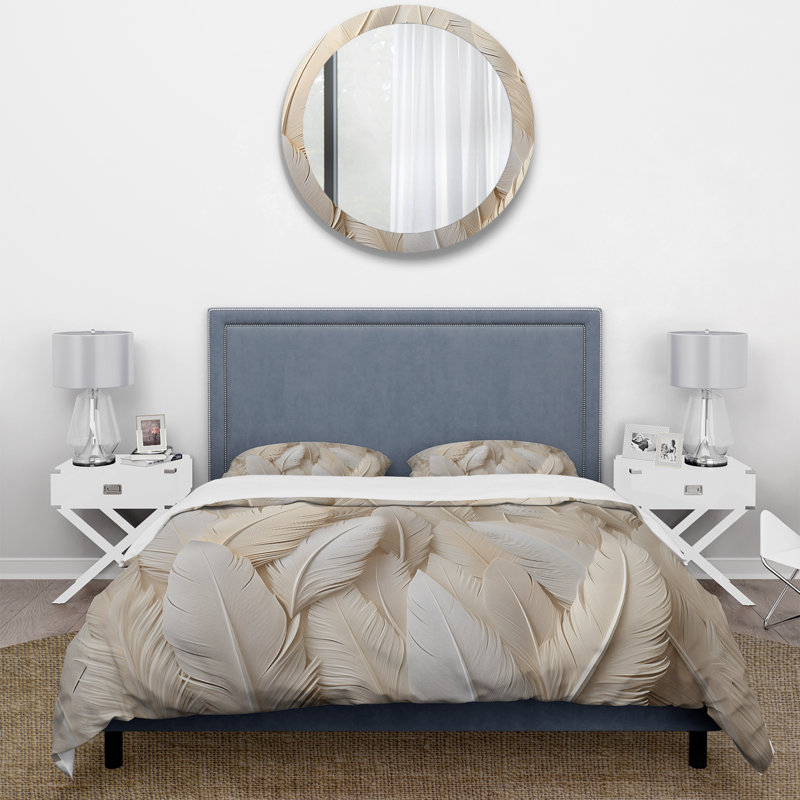Ensemble de housse de couette Feathery Plumes - Feathers, Housse de couette très grand et 2 très grandes t