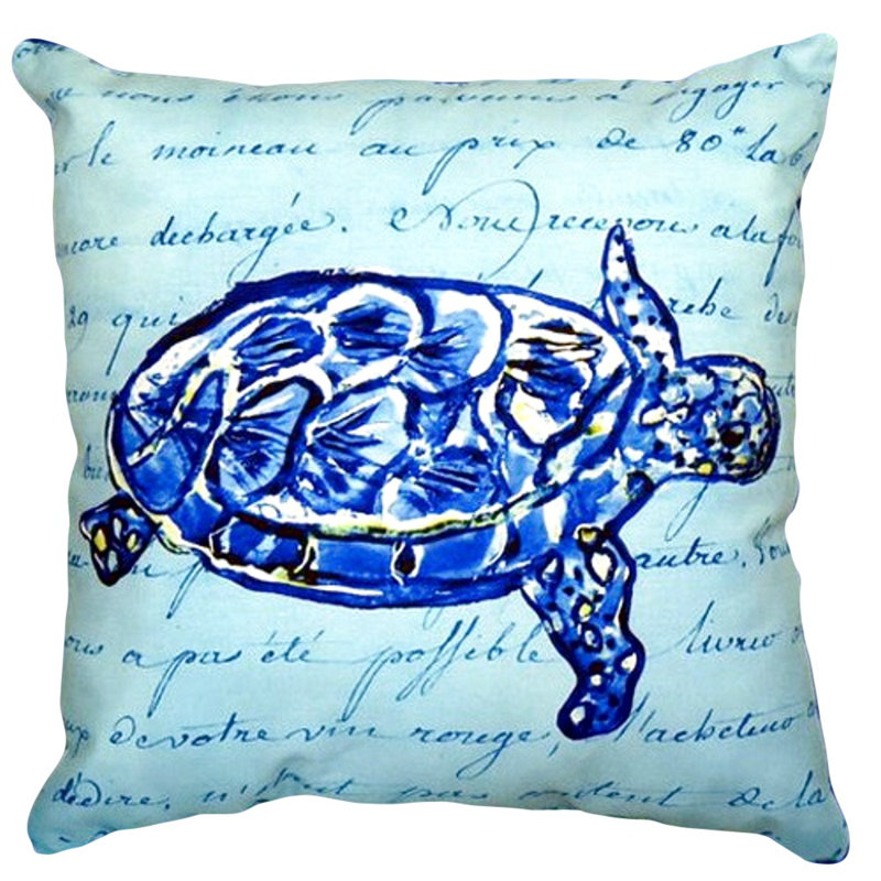 Coussin décoratif d'extérieur Sea Turtle