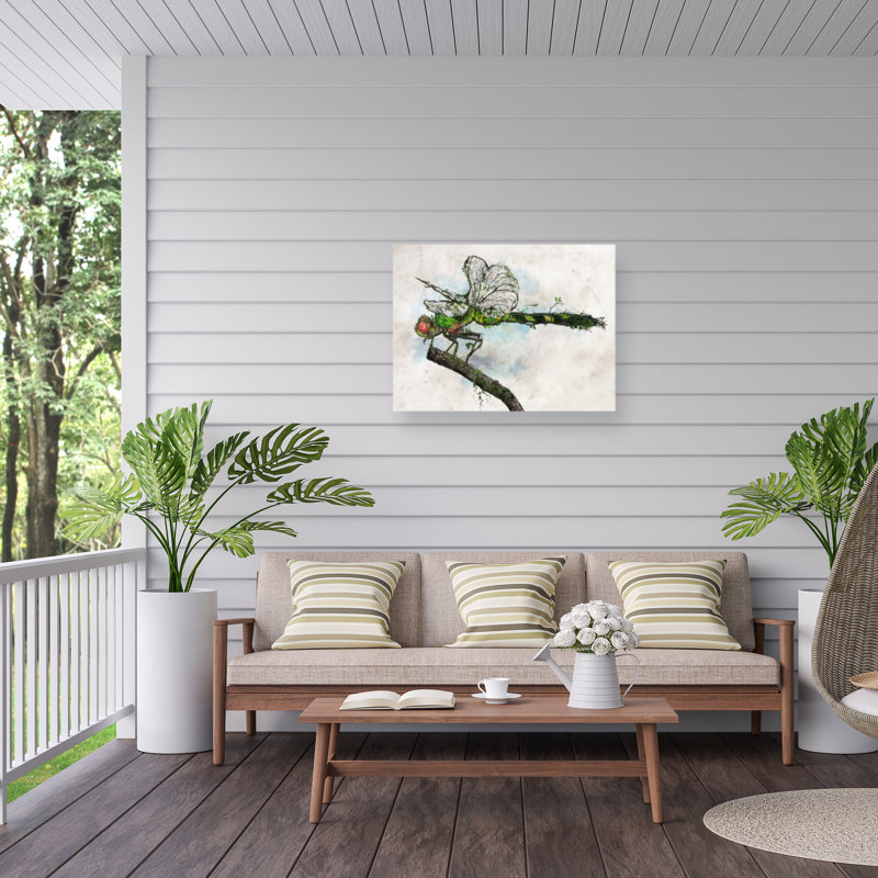 Toile d'extérieur Barrett Biggers Dragonfly, H 24 po x l 32 po