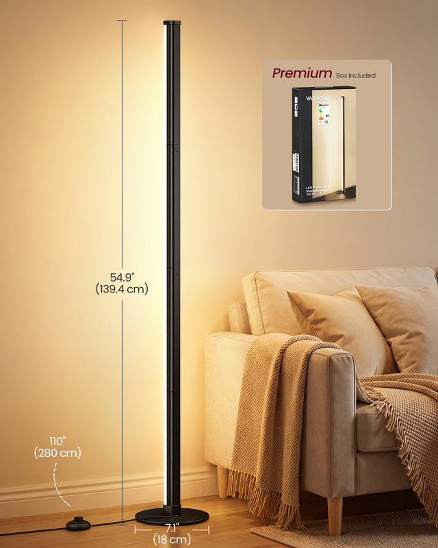 139.4 H cm Traditional Floor Lamp