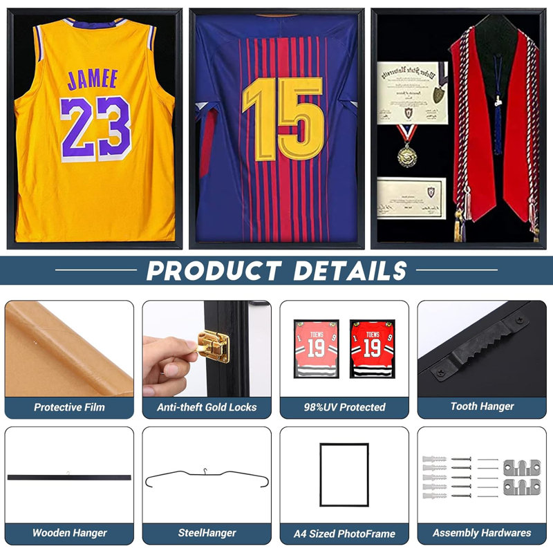 WGOS 3'' W 26'' D Football Jersey Case