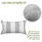 Vertical Stripe Outdoor Rectangular Throw Pillow-960350624